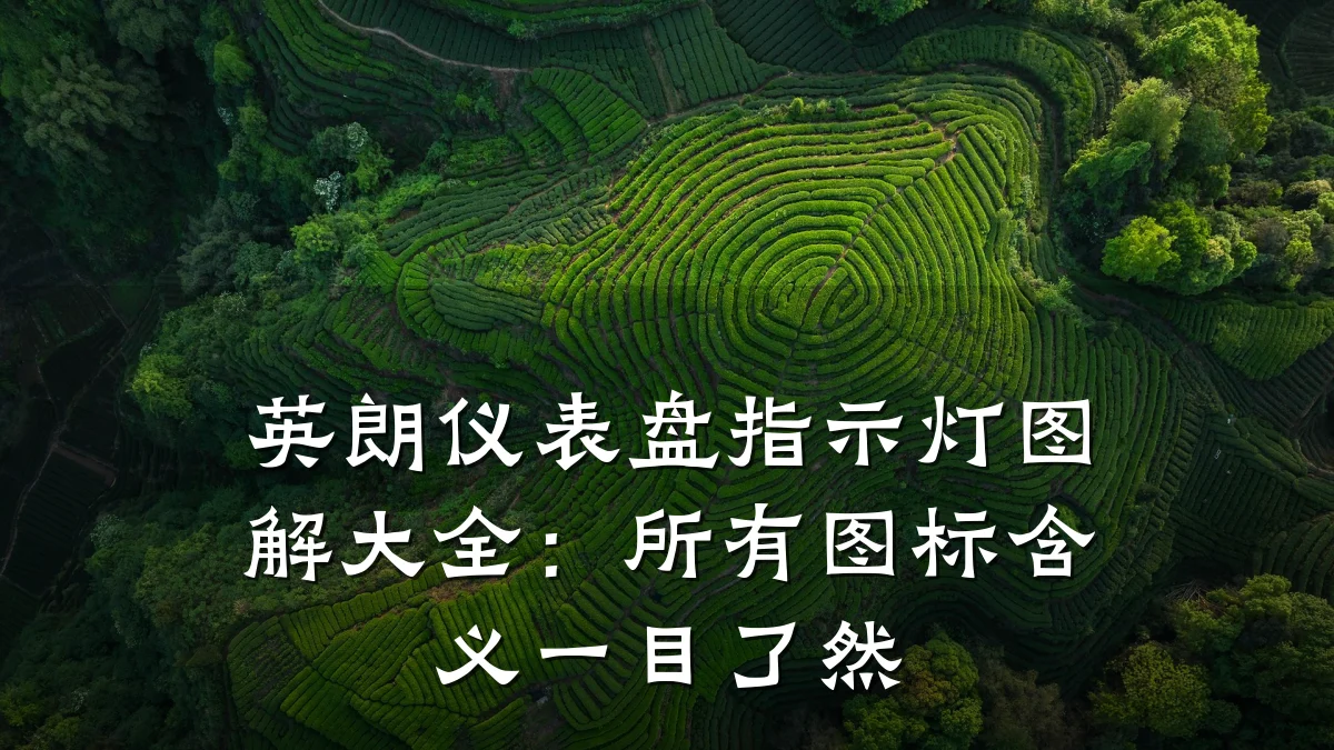 英朗仪表盘指示灯图解大全:所有图标含义一目了然
