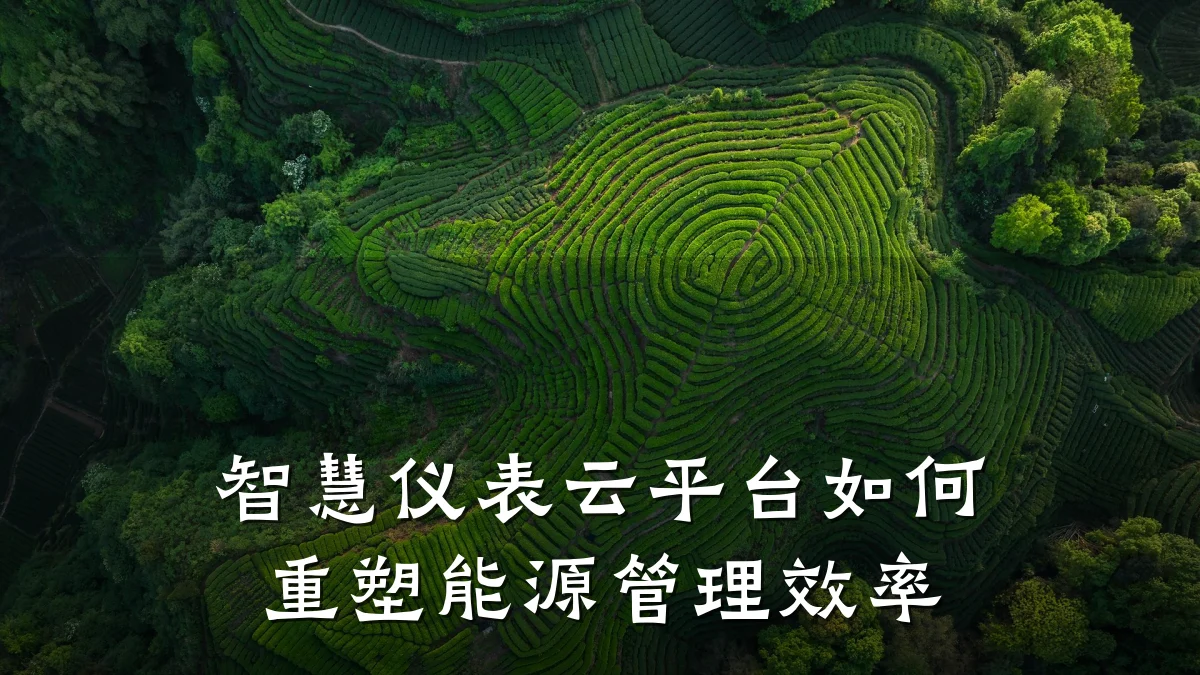 智慧仪表云平台如何重塑能源管理效率