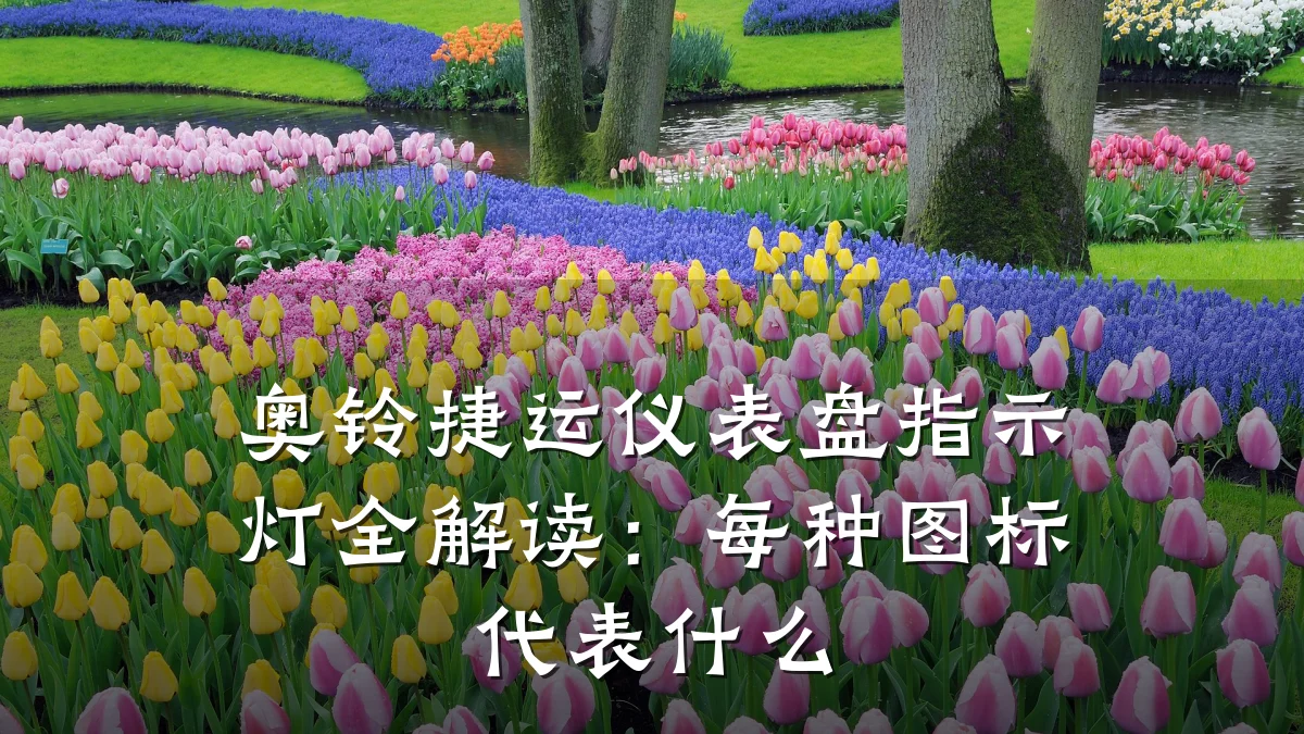 奥铃捷运仪表盘指示灯全解读:每种图标代表什么