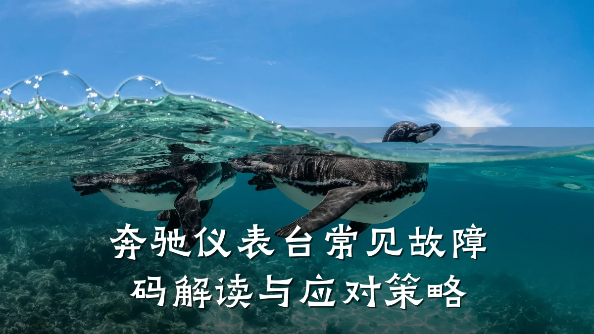 奔驰仪表台常见故障码解读与应对策略