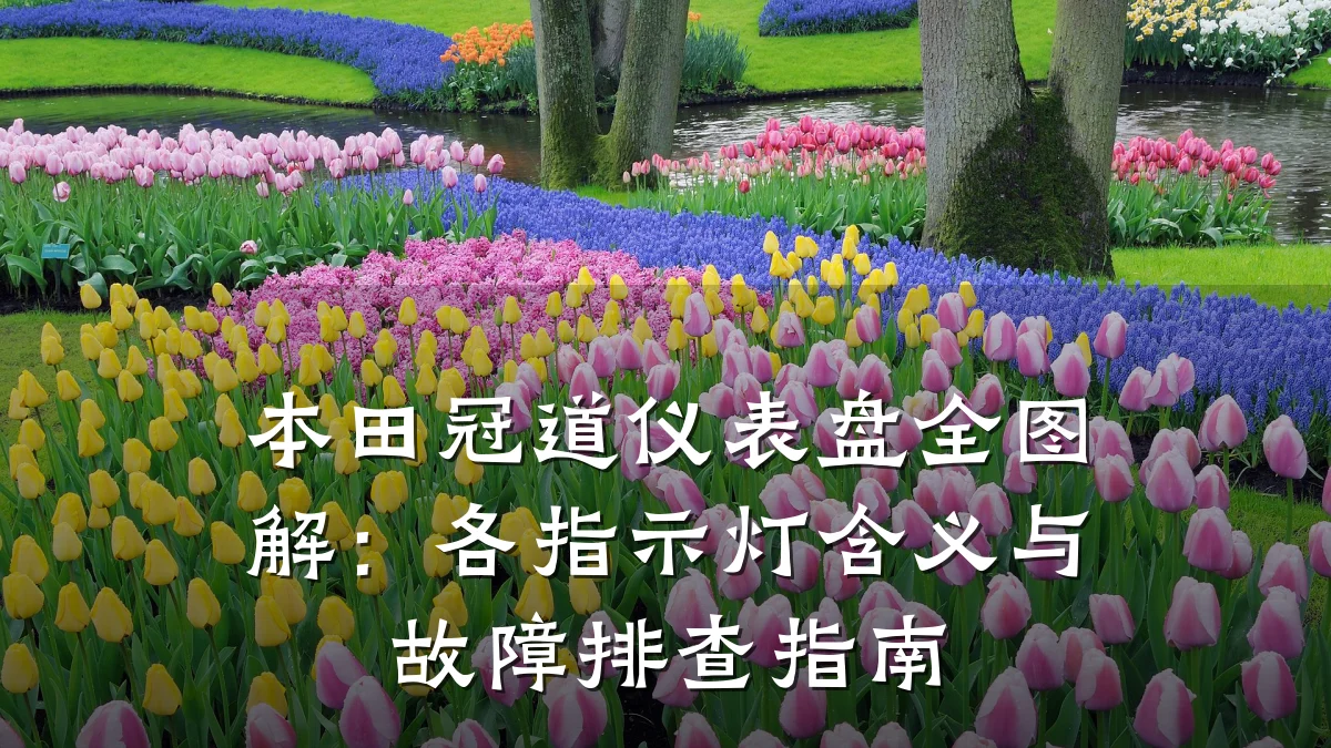 本田冠道仪表盘全图解:各指示灯含义与故障排查指南