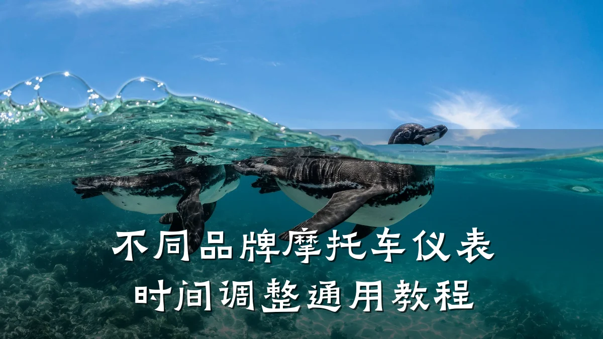 不同品牌摩托车仪表时间调整通用教程