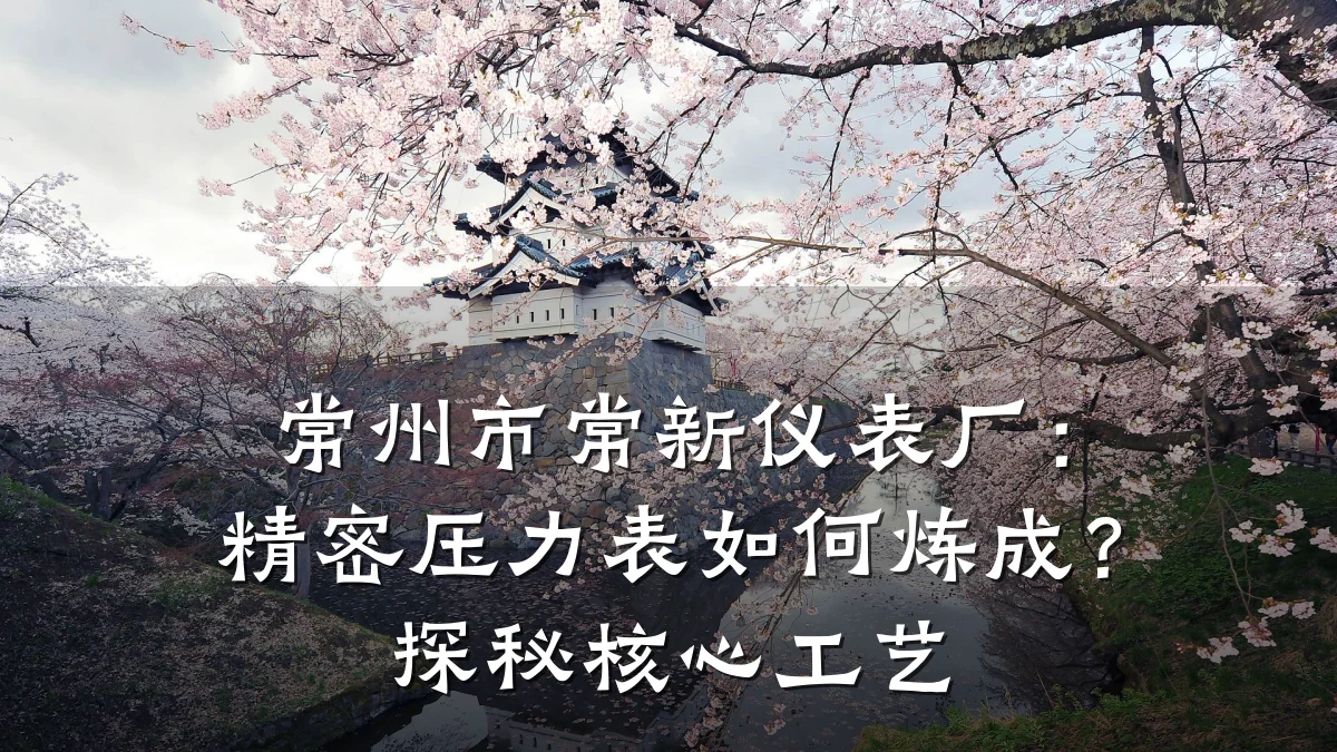 常州市常新仪表厂：精密压力表如何炼成？探秘核心工艺