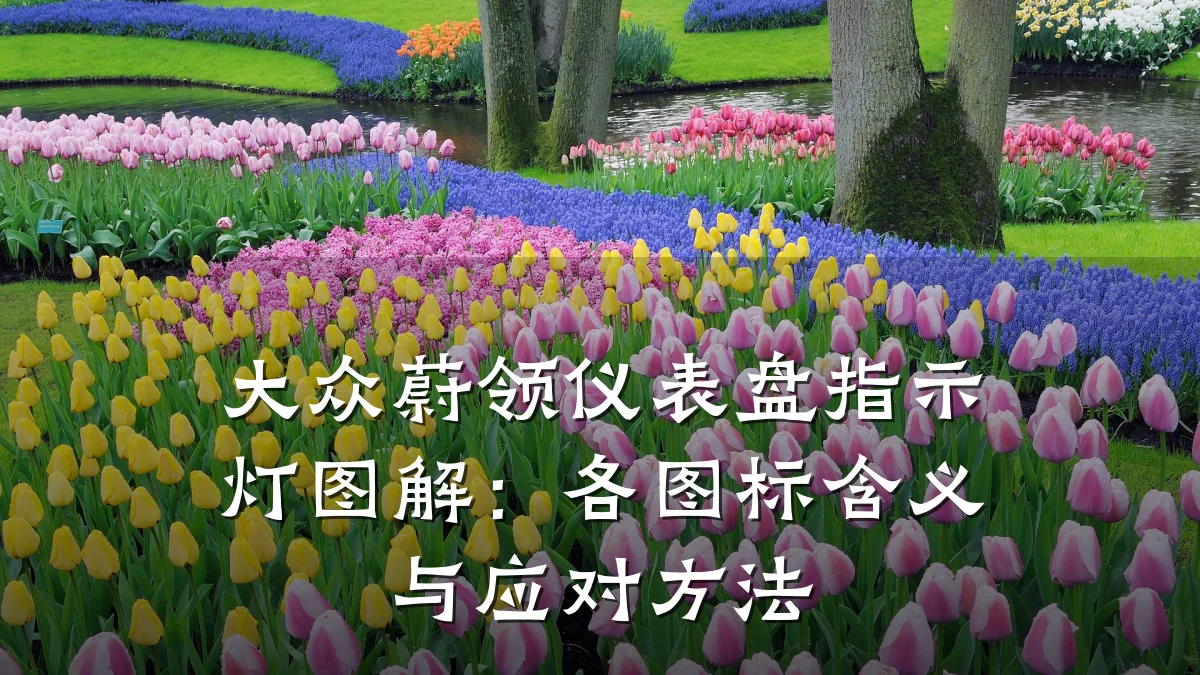 大众蔚领仪表盘指示灯图解:各图标含义与应对方法