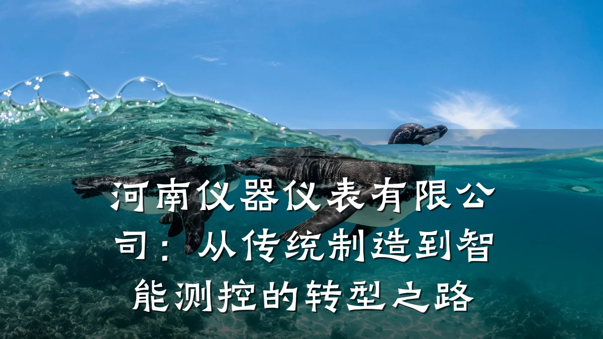 河南仪器仪表有限公司:从传统制造到智能测控的转型之路