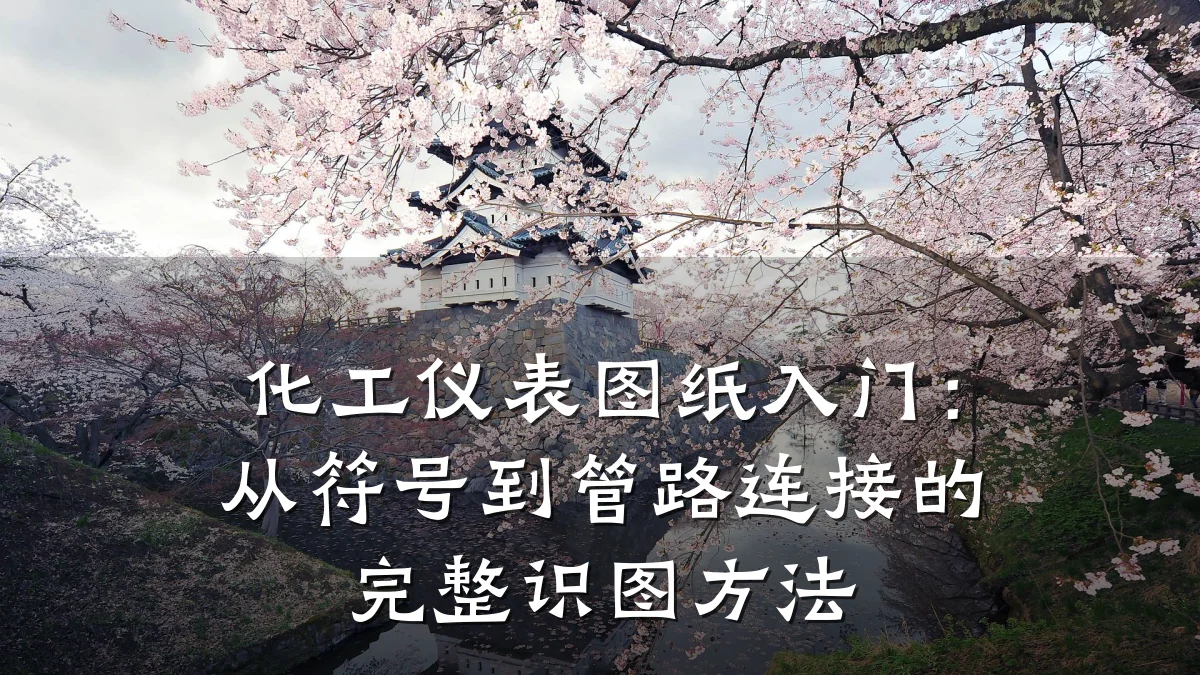 化工仪表图纸入门:从符号到管路连接的完整识图方法