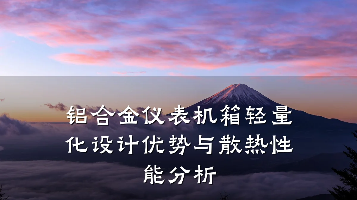 铝合金仪表机箱轻量化设计优势与散热性能分析