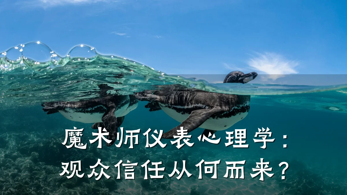 魔术师仪表心理学:观众信任从何而来?