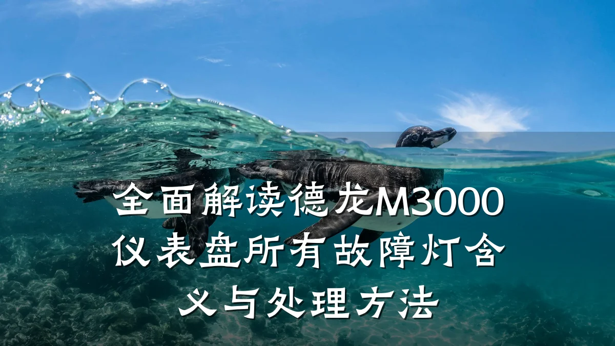 全面解读德龙M3000仪表盘所有故障灯含义与处理方法
