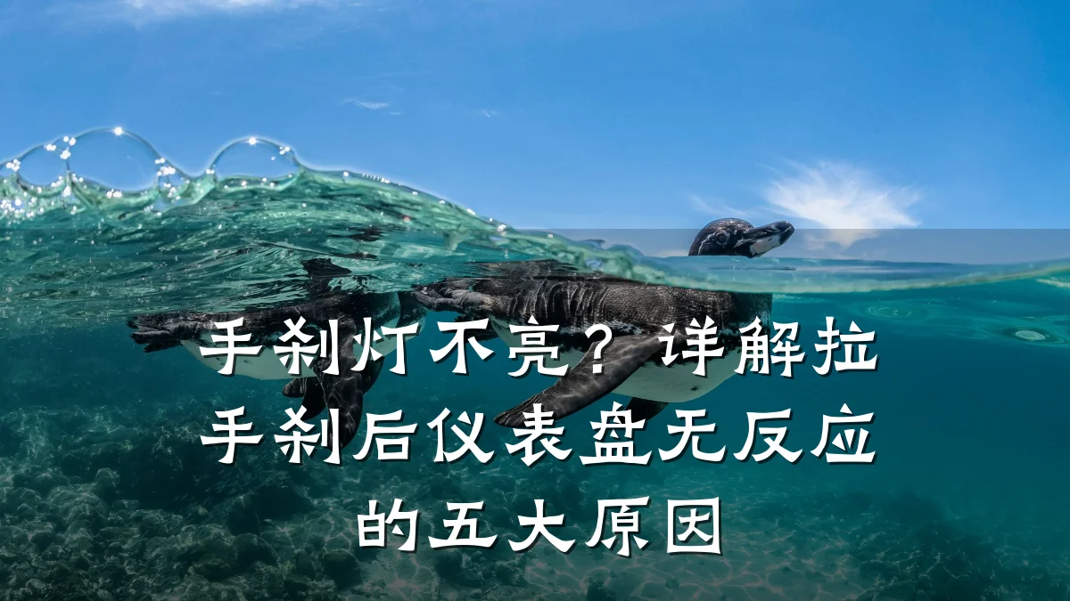 手刹灯不亮?详解拉手刹后仪表盘无反应的五大原因