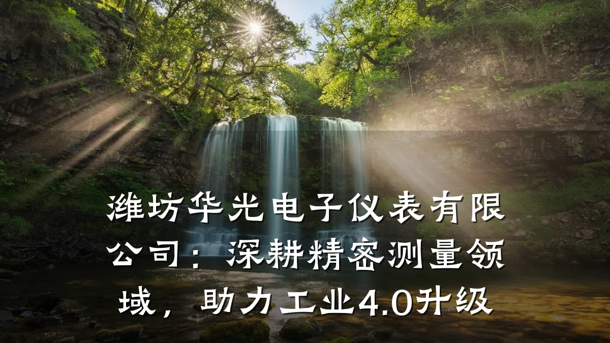 潍坊华光电子仪表有限公司：深耕精密测量领域，助力工业4.0升级