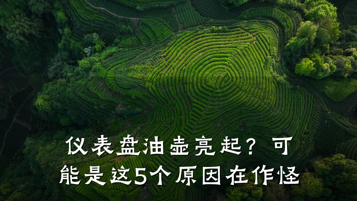 仪表盘油壶亮起?可能是这5个原因在作怪